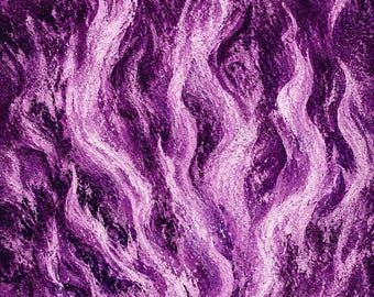 Purple Mystical Flame Art | Abstract Fire Art | Fantasy, Whimsical Illustration | Downloadable JPG Files | Printable Wall Art