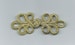 Six pairs gold loop braid Chinese Frogs fasteners closure buttons NEW Brandenburg 