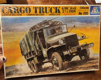 Italeri Cargo Truck 1/35 Sealed Model Kit No 205 GMC Camion Militare Allied forces