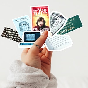 Severance Details Stickers, Sticker Set, Lumon Industries, Ricken, Gemma, Innies, Die Cut Easy Peel Vinyl Sticker, Water Bottle Sticker