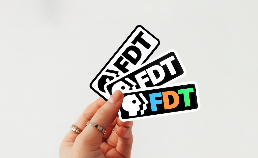 Fdt Sticker FDT PBS Parody Anti Trump Sticker, Pro PBS Vinyl Sticker, Vinyl Decal ...
