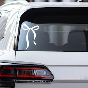Coquette Bow Vinyl Decal, Car Decal, Laptop Decal, Water Bottle Decal, Window Decal, Vinyl Decal with Application Kit