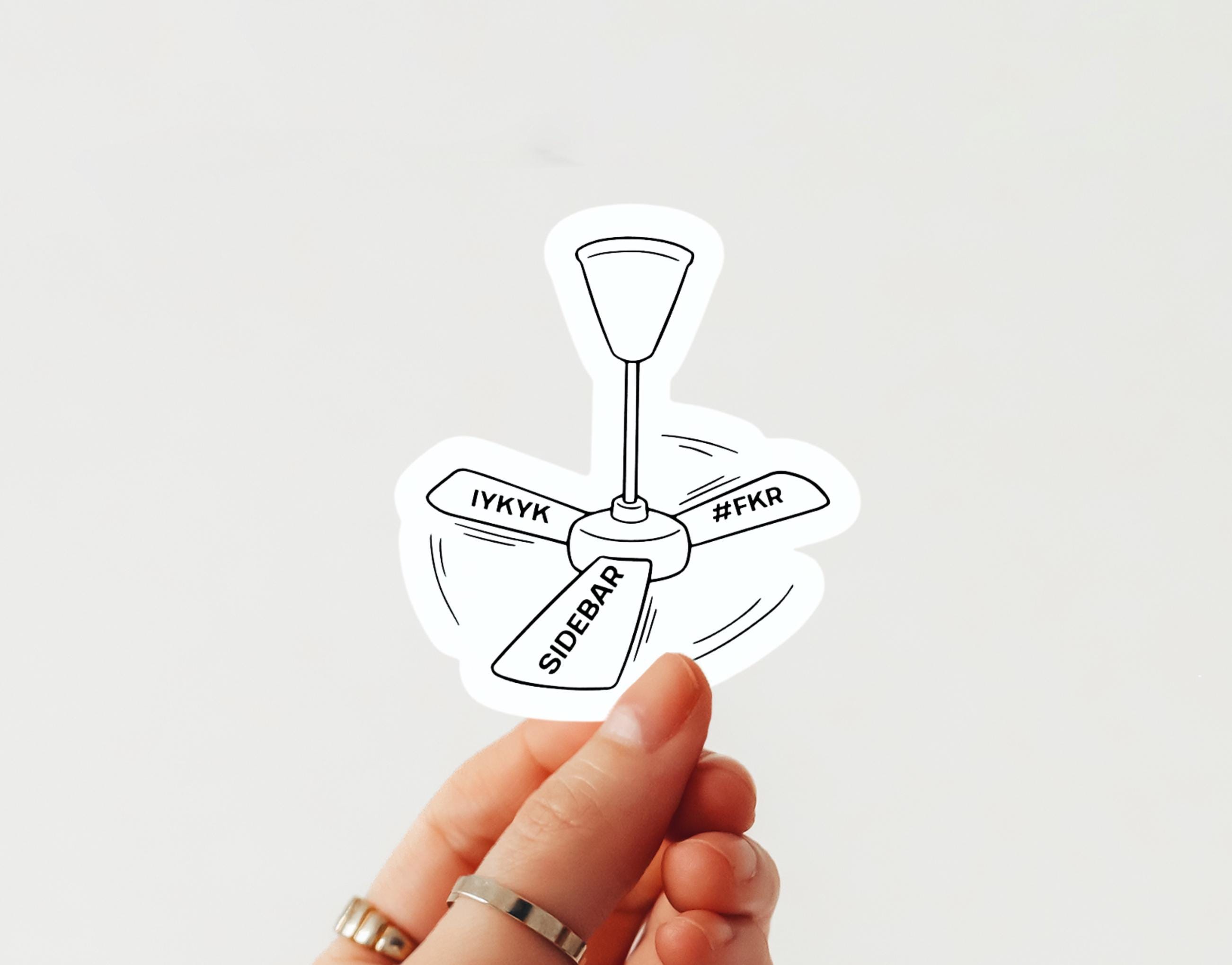 Sidebar Ceiling Fan Sticker – Karen Read Trial Vinyl Sticker, #FKR ...