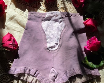 Hand Dyed 1960’s Vintage Purple Panty Girdle by Sears