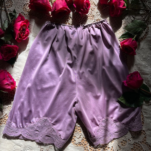 Hand Dyed 1960’s Vintage Nylon and Lace Bloomer Panty