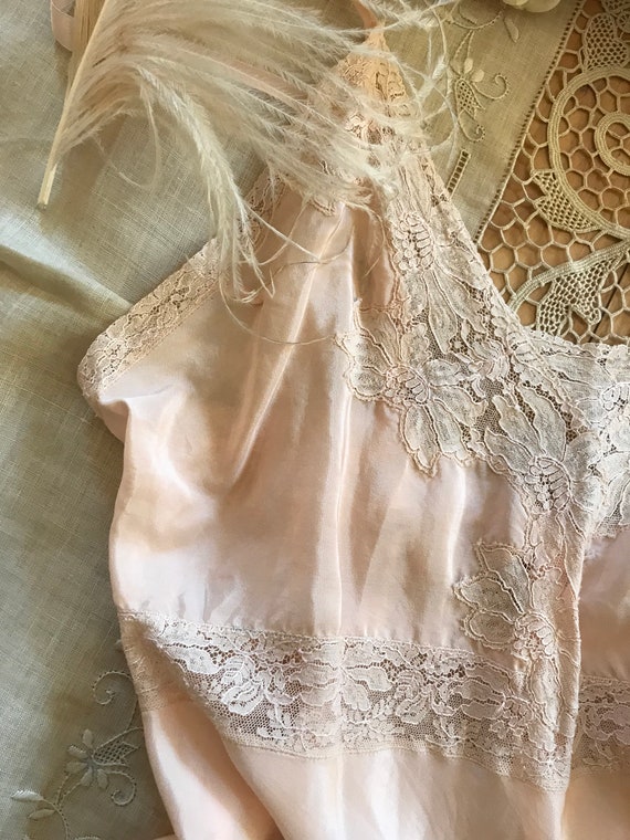 Authentic 1930’s vintage peach step in teddy - image 3