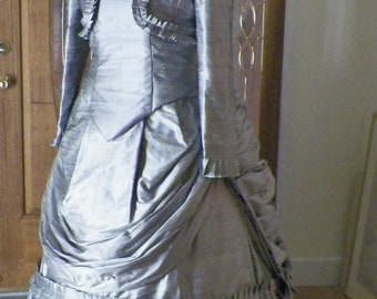 Victorian Dress, Steampunk Dress, Bustle Dress, Wedding Dress, Victorian Ball Dress, Victorian Dress Costume, custom built to measurements