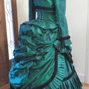 Victorian Bustle Dress Steampunk Dress Bustle Dress Wedding - Etsy