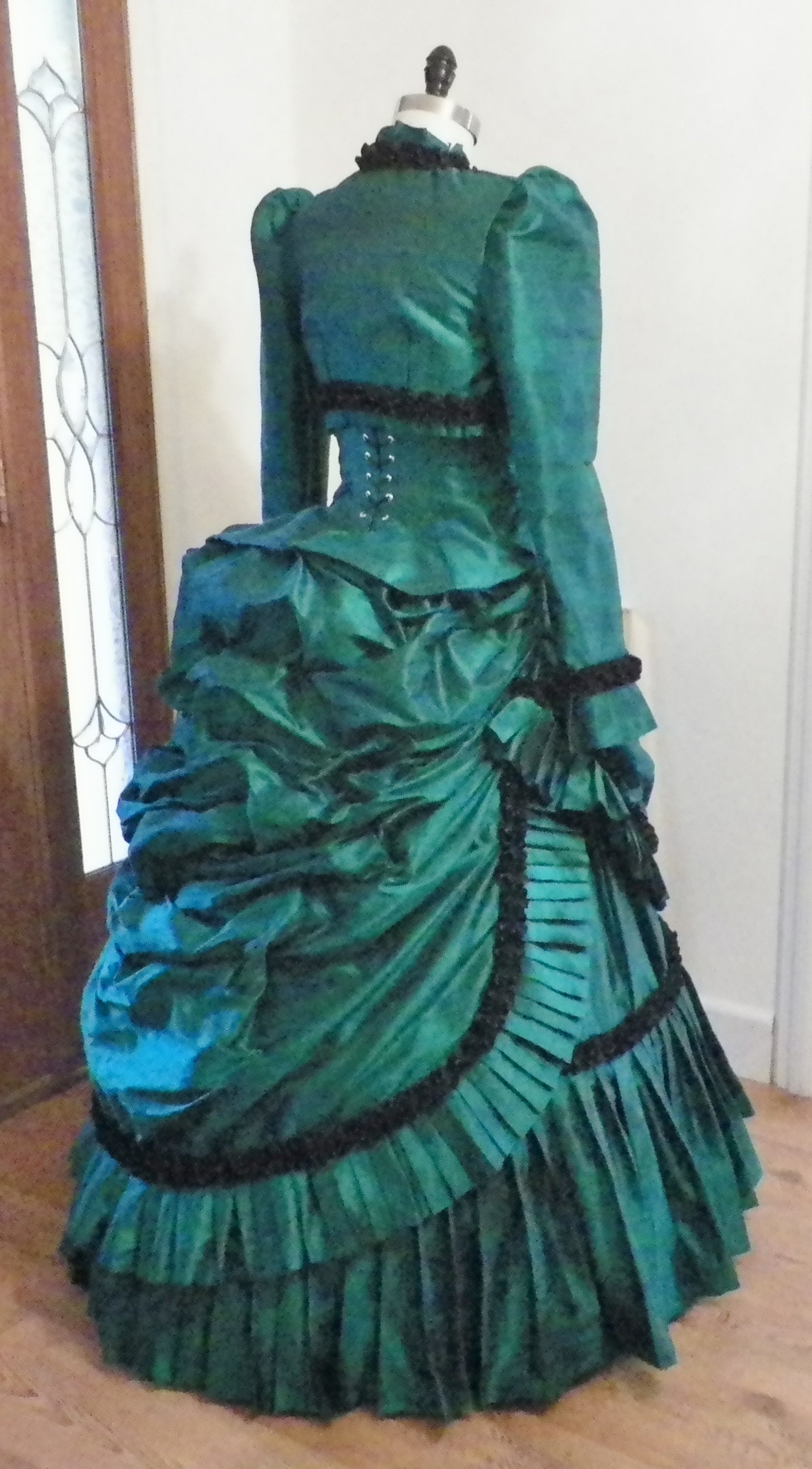 Victorian Bustle Dress, Steampunk Dress, Bustle Dress, Wedding Dress