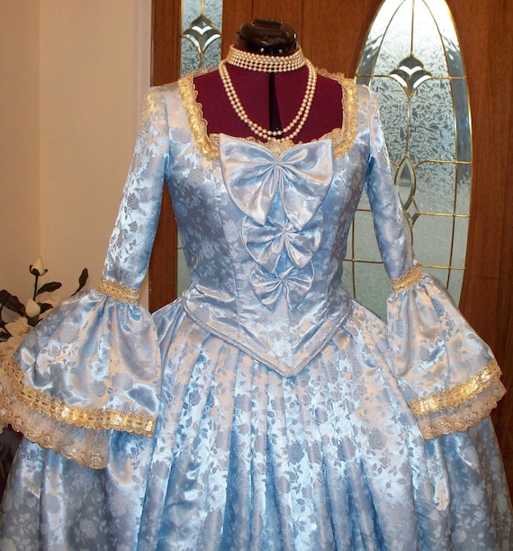 Marie Antoinette Dress Costume, Marie Antoinette Panniers, Marie Antoinette Dress, 18th Century Costume, Marie Antoinette Panniers & Dress