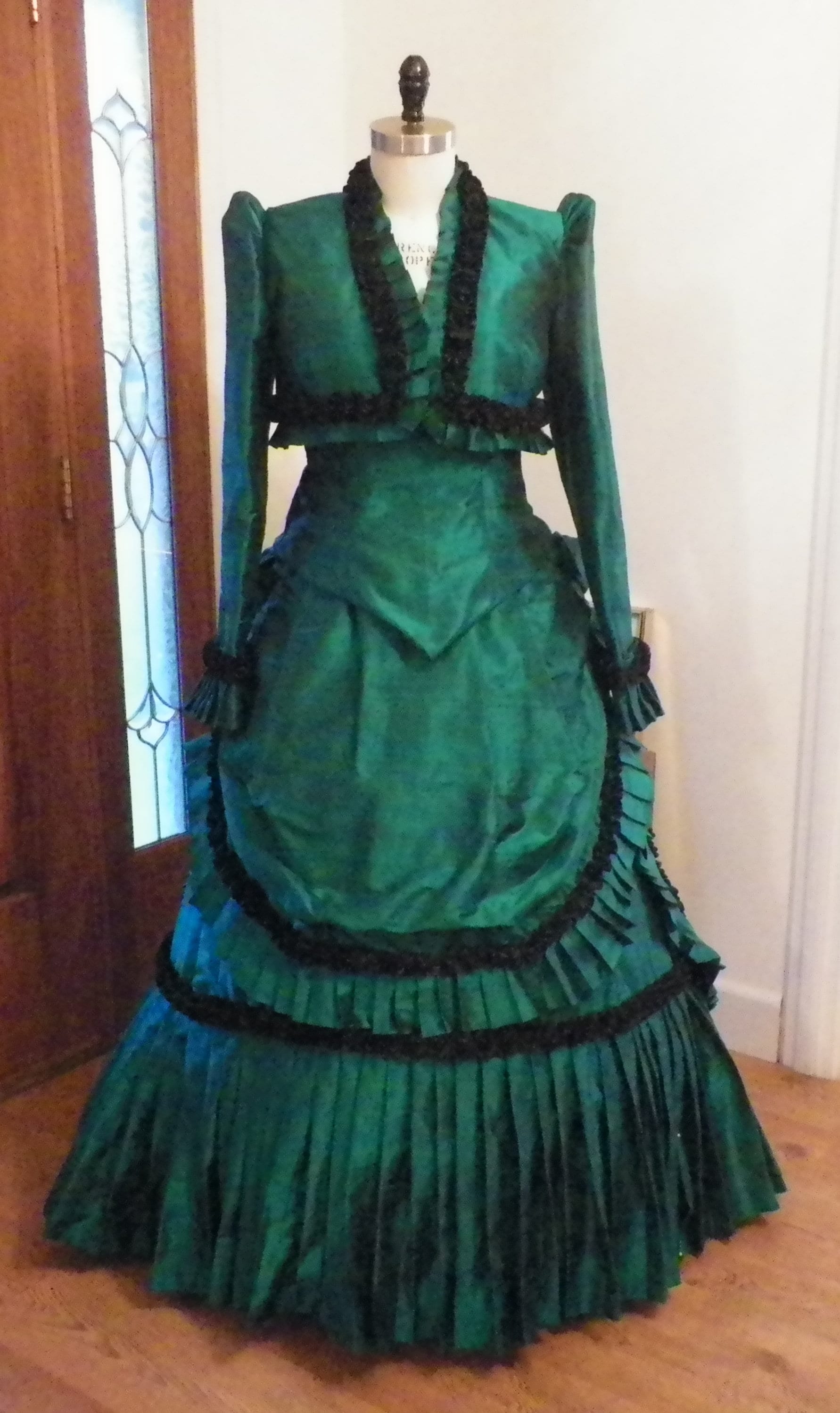 Victorian Bustle Dress, Steampunk Dress, Bustle Dress, Wedding Dress ...