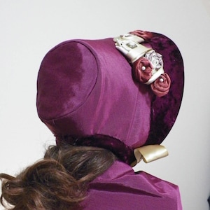 Regency Jane Austen Victorian Civil War Dickens SASS 1800&#39;s Wild West  Custom Made Spoon Bonnet