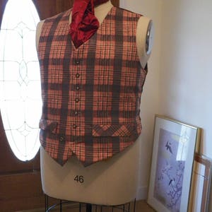Dr Who Vest Waistcoat -  4th Dr Who Vest Waistcoat -  Tom Baker Dr Who series -  Dr Who Cosplay - built to your size and measurements