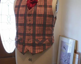 Dr Who Vest Waistcoat -  4th Dr Who Vest Waistcoat -  Tom Baker Dr Who series -  Dr Who Cosplay - built to your size and measurements