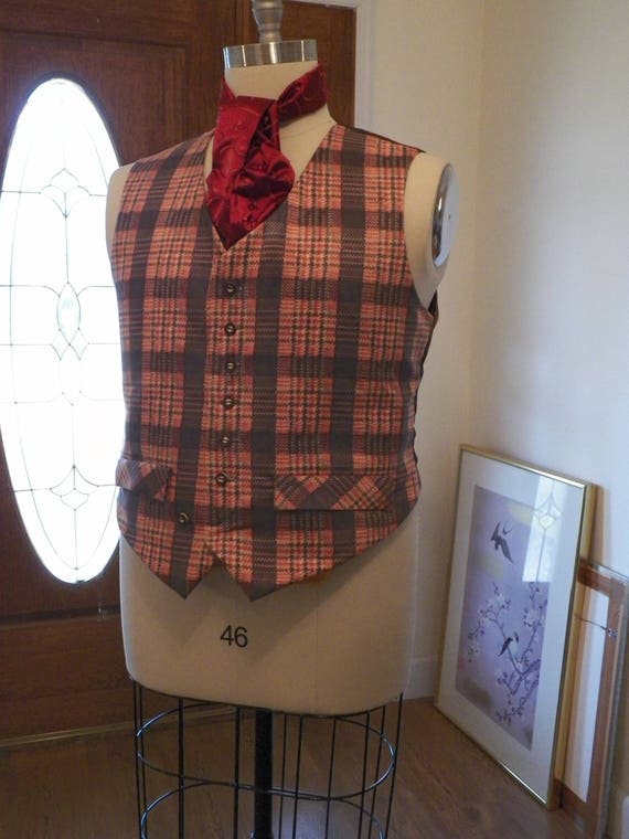 Dr Who Vest Waistcoat -  4th Dr Who Vest Waistcoat -  Tom Baker Dr Who series -  Dr Who Cosplay - built to your size and measurements