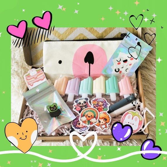 Kawaii Stationery Surprise Box – Cute Mystery Gift