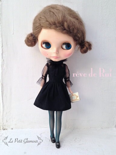 rêve de Rui* Le Petit Glamour - Blythe Victorian collared see-through…