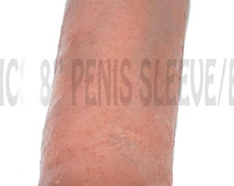 mature 8 inch circumcised FTM extension realistic Transgender Prosthetic Penis Packer film prop movie male enhancement sheath