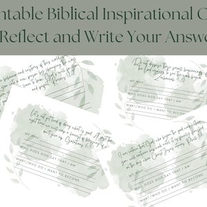 Christliche Inspirations- und Reflexionskarte für Gesundheitsziele Wer sagt Gott, ich bin auf Glauben basierende Inspirationskarte mit Schrift