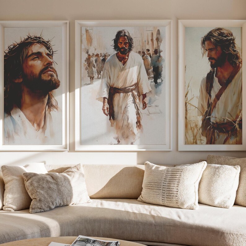 Rectangular Christian Images 150+ PNG Jesus Clipart, Christian Art Graphics, Religious Digital ...