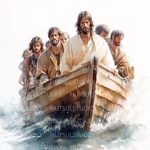 Pacchetto di clipart di personaggi della Bibbia, 50 illustrazioni cristiane PNG, grafica di studio della Bibbia, arte di personaggi biblici, download digitale, decorazioni religiose