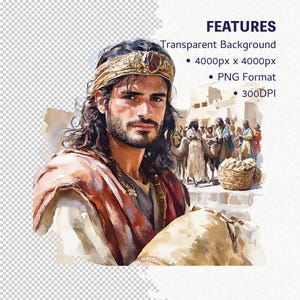 Genesis Bible Clipart Bundle, 100+ PNG Christian Digital Art for Sunday School, Bible Study, Church Printables & Religious Crafts image 2