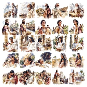 Genesis Bible Clipart Bundle, 100+ PNG Christian Digital Art for Sunday School, Bible Study, Church Printables & Religious Crafts image 9