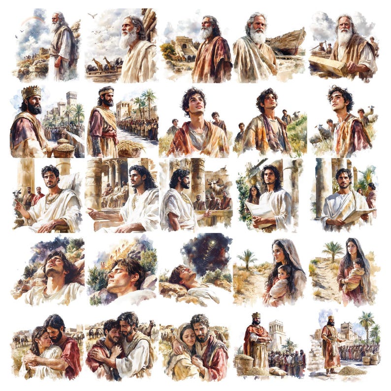 Genesis Bible Clipart Bundle, 100+ PNG Christian Digital Art for Sunday School, Bible Study, Church Printables & Religious Crafts image 9