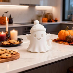 Ghost 3D Print Files, Halloween Spirit STL Pack, Cute Spooky Decor Models, Digital Download 16 Ghost Figures image 6