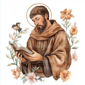 20 PNG Saint Francis Clip Art, Ícones religiosos, Símbolos cristãos, Arte católica, Ilustrações de São Francisco, Arquivos PNG religiosos
