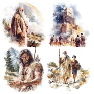 Genesis Bible Clipart Bundle, 100+ PNG Christian Digital Art for Sunday School, Bible Study, Church Printables & Religious Crafts image 8