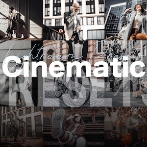 10 ajustes preestablecidos de Lightroom cinematográficos DNG, filtros dramáticos y melancólicos para ediciones creativas, fotografías de estilo cinematográfico para dispositivos móviles, perfectos para Instagram