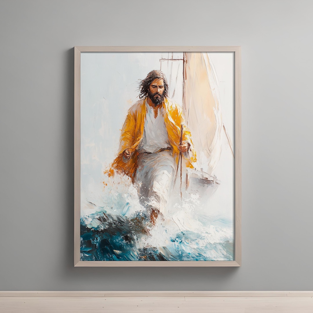 Jesus Christ Artwork Religious Wall Decor Christian Painting