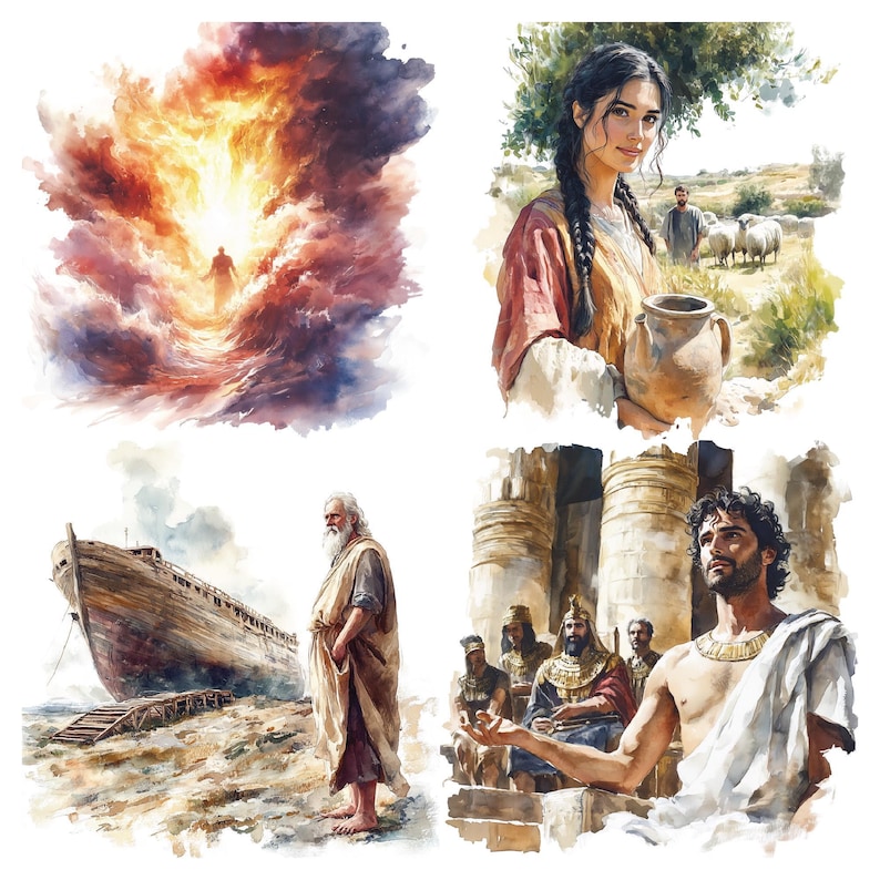 Genesis Bible Clipart Bundle, 100+ PNG Christian Digital Art for Sunday School, Bible Study, Church Printables & Religious Crafts image 7