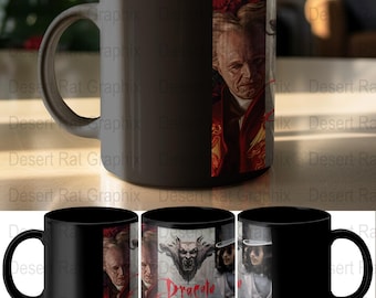 Dracula Movie Mug or Tumbler: Gothic Horror Drinkware