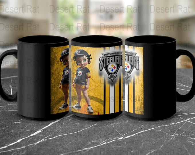 Betty Boop Pittsburgh Steelers T-Shirts, Cartoon NFL Outfit Tees, Cute Character Football Tops, Sports Fan Apparel, Gift for Game Day