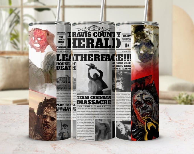 Vintage Newspaper Print Tumbler, Unique Travel Mug, Insulated Coffee Cup, Customizable Gift Idea, Retro Chic Drinkware, On the Go