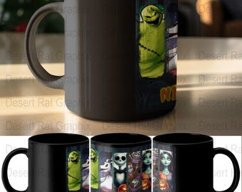 Nightmare Before Christmas Mug: Jack Skellington Halloween Drinkware
