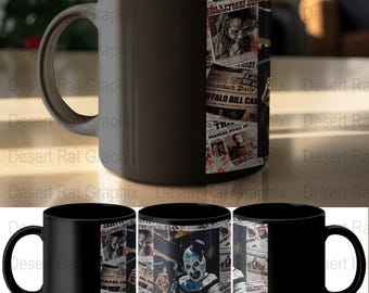 Terrifier Art The Clown Mug or Tumbler: Horror Movie Fan Gift