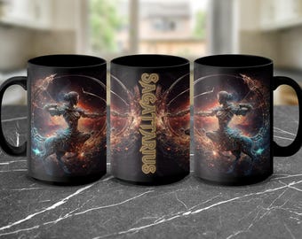 Sagittarius Zodiac Mug: Celestial Galaxy Stars, Astrology Gift