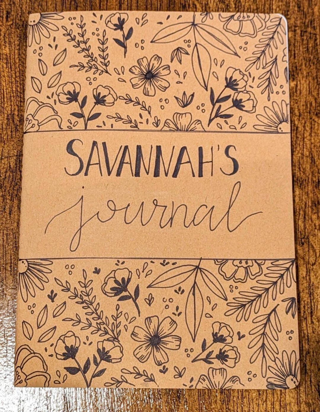 Hand Drawn Journal/notebook - Etsy