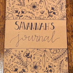 Hand drawn Journal/Notebook