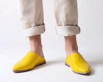Pantofole marocchine Babouche / Ciabatte in pelle fatte a mano / Scarpe marocchine unisex