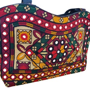 Bolso de mano bordado de Cachemira / bolso de mano elegante con cremallera / bolsos y carteras étnicos