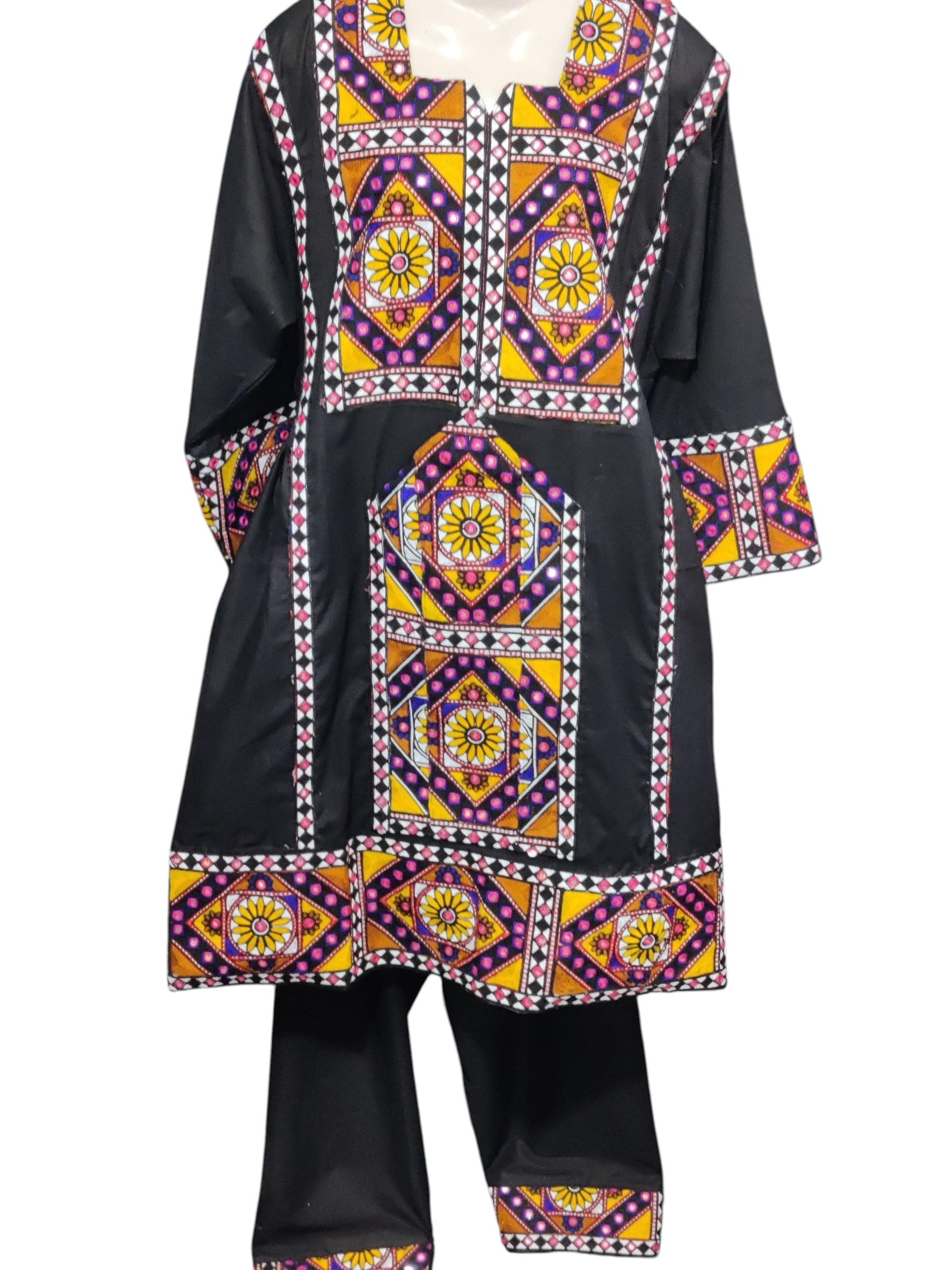 balochi ladies dress Handmade Embroidered Traditional For Women balochi dresses photo