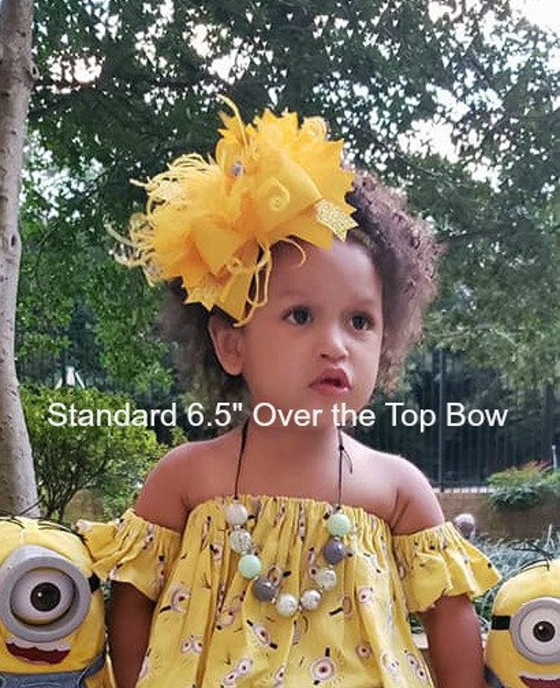 Pageant Party bow Boutique Hairbow Black Over the Top Hairbow Girls Hair Bows Ostrich Feather Bow Baby Headbands Headbands for babies