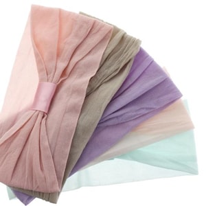 Thick Nylon Stretch Headband, Interchangable Headband for Hair Bows, Wide Stretchy Headband, Baby Girls Detachable Headband, Pink Headband