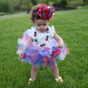 Patriotic Hairbow, Red White & Blue Bow, Over the Top Bows, OTT Hairbow ...
