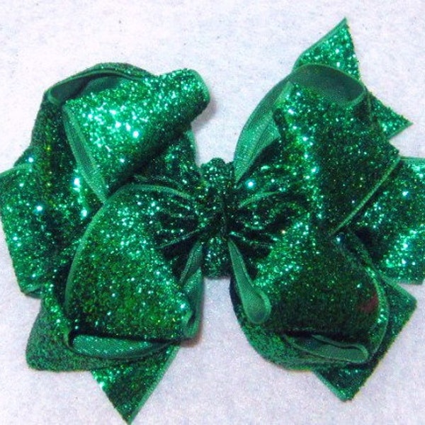 Christmas Hair Bow Etsy