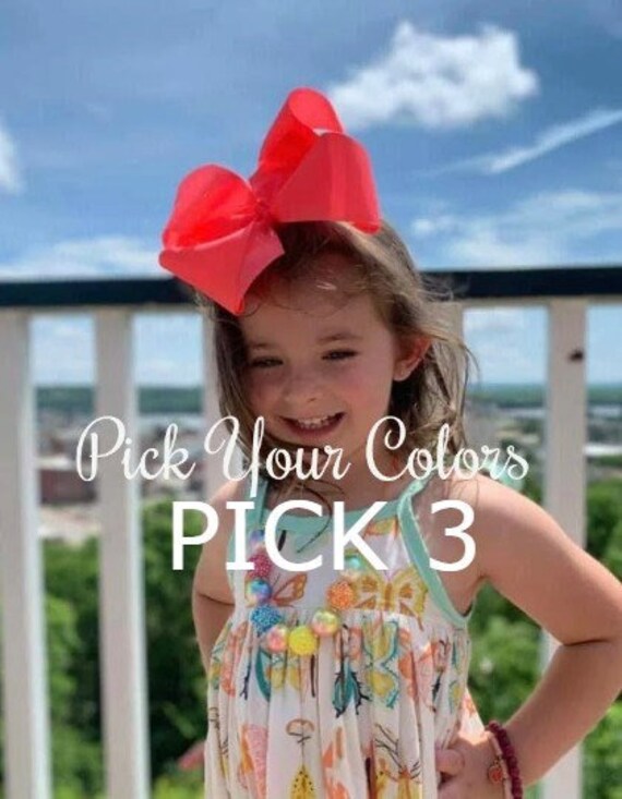 Big Bows, Girls Large Hair Bows, Large Hairbows, Xtra Large Bows